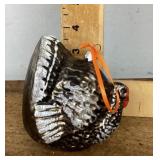 Polish glass turkey ornament