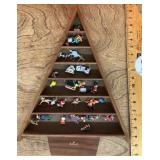 Hallmark display tree with ornaments