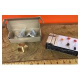 Gold tone balloon wall hooks