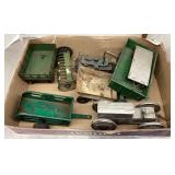 Toy farm equipment lot