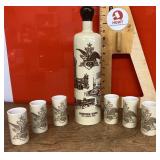 Anheuser-Busch decanter set --sample