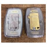 2 Dale Earnhardt NASCAR butane lighters