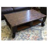 Industrial coffee table 52" x 32" x 17" tall
