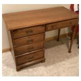 Early American maple kneehole desk