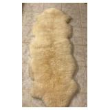 Lambskin rug