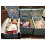 3 Knowles "The Littlest Clowns" dolls