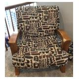 Upholstered arm chair