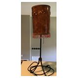 23" table lamp with beaded shade