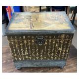 Asian storage chest 13x18x16.5" tall