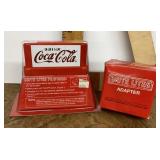 Coca-Cola lighted sign with adapter