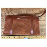 Philippe suede clutch purse