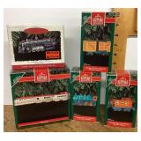5 Hallmark train ornaments