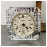 Glass quartz clock