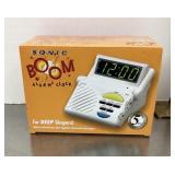 Sonic boom alarm clock