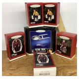 6 Hallmark Star Trek ornaments