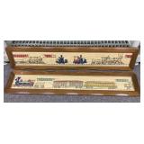 2-piece train art 7x34