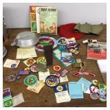 Boy Scouting memorabilia & school letters