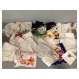 Collection of vintage handkerchiefs