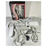 Surge protectors, power cords, power strips