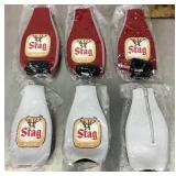 6 Stag beer koottle koozies