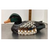 Hand painted wood duck