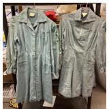 2 vintage Girl Scout uniforms