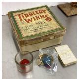 Antique Tiddledy Winks game
