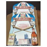 2 Stag stand-up advertising 18x26