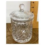 Crystal biscuit jar