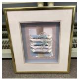 1988 Abstract mixed media art 16x18