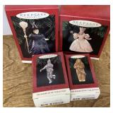 4 Hallmark Wizard of Oz ornaments