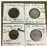4 German coins