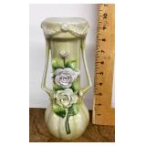 German 10" porcelain Capodimonte vase