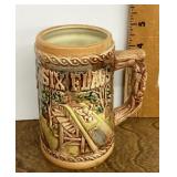 Six Flags beer stein