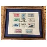 US Civil War postage stamps