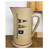 Stoneware pitcher