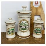 Apothecary jar set