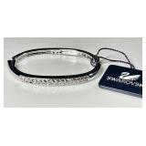 Swarovski crystal clamper bracelet
