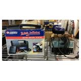 Tire inflator and battery charger