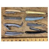 Straight razors and knives