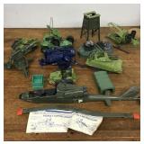 Collection of G.I. Joe vehicles