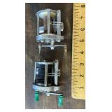 2 Pflueger fishing reels