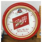 NEW old stock Schlitz bar clock