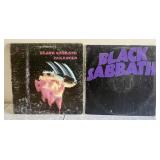 2 Black Sabbath LPs