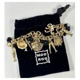 Moo Roo seashell & fish charm bracelet
