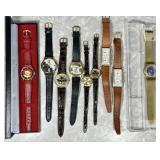 9 quartz watches including Swatch Jelly Fish
