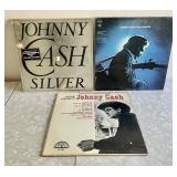3 Johnny Cash LPs