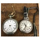 Illinois and Westclox pocket watches