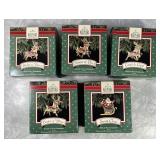 5-pc. Hallmark Keepsake Santa & Reindeer set