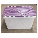 15 gallon flip lid tote
